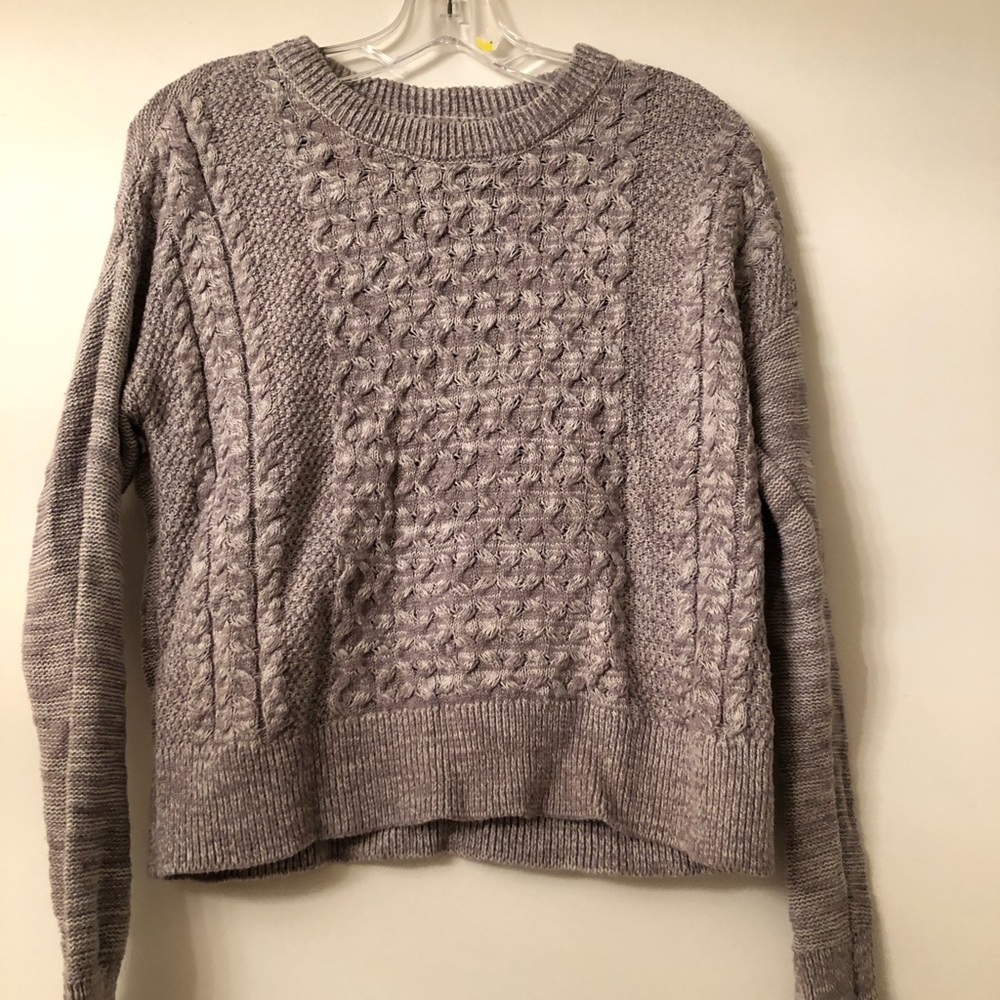Cable knit sweater